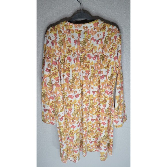 Kate Quinn 7Y Neutral Multi Mushroom Long Sleeve Library Dress NWT Organic Cotto - Picture 6 of 6